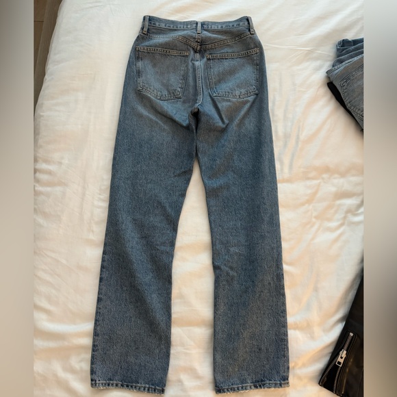 90's Pinch Waist High Rise Straight In Essence - Picture 6 of 9